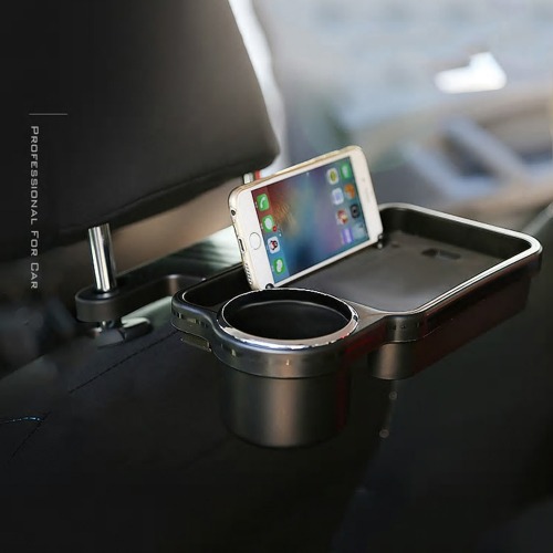 디엠텍 차량용 뒷자리 컵홀더 테이블 + 휴대폰거치대